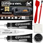 Coconix Black Leather Repair Kits for Couches - Vinyl & Upholstery Repair Kit for Car Seats, Sofa & Furniture - Liquid Scratch Filler Formula Repairs Couch Tears & Burn Holes