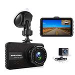 [New Model] Apexcam Dash Cam 1080P FHD Car Dash Camera 3'' IPS Dual Dash Cam Dashboard Backup Camera Driving Recorder Front and Waterproof Rear Lens with 170°Wide-Angle WDR Super Night Vision Parking Monitor Loop Recording Motion Detection