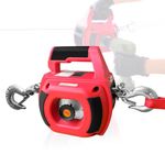 YATOINTO Drill Winch, 750 LBS Portable Mini Winch, with 40 Feet Steel Wire Drill Winch for Lifting & Dragging