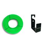 SUNSPARKS:Heavy Duty Water Hose Pipe with FREE HOSE HANGER (Size: 3/4 inch, Length: 15 Metres,Colour: Green) Garden water pipe suitable for Gardening,Floor cleaning and Watering