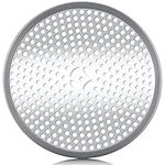 Shower Drain Protector Mesh Shower Drain Cover Stainless Steel Shower Drain Hair Trap Good Grips Bathtub Hair Catcher Shower Drain Cover Plate Bathroom Sink Strainer for Kitchen Floor, 4.65 Inches