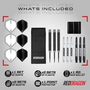 Red Dragon Pegasus 80% Tungsten Darts, 23g – Precision Steel Tip