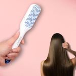 Self Cleaning Hair Brush for Easy Styling, Anti-Static Technology Massage Comb For Hair, Retractable Rotary Lift Self-Cleaning Comb, Women's Hair Styling Tool (Multicolor)