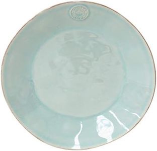 Bella Tavola NOP273T Costa Nova Dinner Plate, Approx. 10.6 inches (27 cm), Turquoise, Dishwasher Safe, Microwave Safe