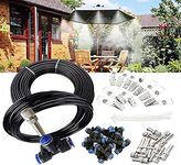 DIY Crafts 4 Pcs Mist Kit, Pipe Tap Connector Accessory Metal Nozzle/Adopter, Misting Cooling System Fan Misting Line Mist Nozzles Adapter Outdoor Mister Patio Garden Greenhous Trampoline