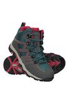 Mountain Warehouse Oscar Kids Hiking Boots - for Girls & Boys Teal Kids Shoe Size 12 US