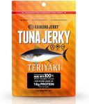 Kaimana Ahi Tuna Jerky Teriyaki 2 Ounce - Soft and Tasty - Premium Fish Jerky Made in the USA. High in Omega 3's, All Natural and Wild Caught