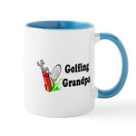 CafePress Golfing Grandpa Mug 11 oz (325 ml) Ceramic Coffee Mug