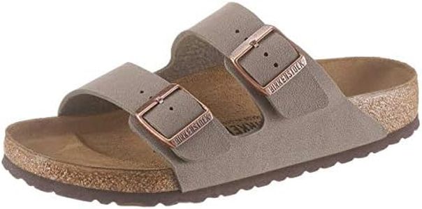 Birkenstock Unisex Adults Arizona Sandals, Stone, 7-7.5 US Women 5-5.5 US Men UK