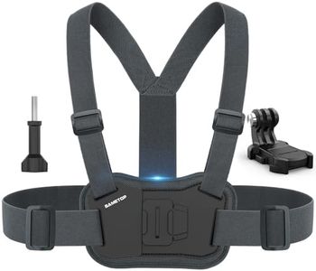 Sametop Chest Mount Harness Chesty Strap Compatible with GoPro Hero 13 12 11 10 9 8 7 6 5 Session DJI Osmo Action Cameras - Balance Stability and Comfort Performance