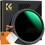 K&F Concept 82mm Black Diffusion Mist Effect 1/4 & Variable ND2-32(1-5 Stops) & Circular Polarizing Filter CPL-in 1 HD Lens Filter with 28 Multi-Coated for Camera Lenses (Nano-X Series)