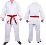 Judo Uniform, White Judo Suit | Men & Women; Kids & Adult Sizes | Martial Arts Judo Gi Adult, Judo Suits for Kids, BJJ, Aikido Suit Light Weight Fabric (350g) + FREE Judo White Belt (4/170cm)