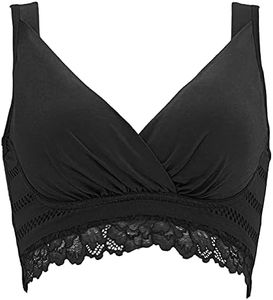 Bradelis New York Women's Wire-Free Corrective Bra, Black, M