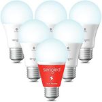 Sengled Alexa Light Bulb, Smart Light Bulbs That Work with Alexa Only, Bluetooth Mesh Standard A19 E26 Dimmable LED Bulb Daylight 5000K, 60W Equivalent 800LM, High CRI, High Brightness, 6 Pack