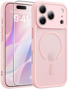 FNTCASE for Phone 18 Pro Case/Phone 17 Pro Case, Fit for Magsafe Light Pink