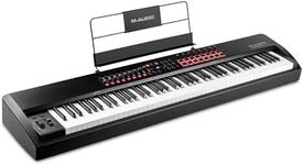 M-AUDIO Hammer 88 Pro 88 Key USB MIDI Keyboard Piano Controller with Weighted Hammer Action Keys, Beat Pads, and Native Instruments Sound Package (NKS Integration)