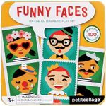 Petit Collage On-The-Go Magnetic Funny Faces Play Set