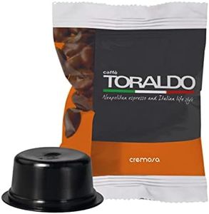 CAFFÈ TORALDO | Compatibile Firma* | Caffè Selezionato, Tostato e Torrefatto in Italia | Eccellenza del Caffè Napoletano (100 Capsule, Miscela Cremosa)