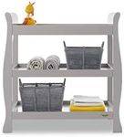 Obaby Stamford Open Changing Unit, Warm Grey