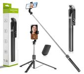 Yoozon Bluetooth Extendable Selfie Sticks with Wireless Remote 3-in-1 Multifunctional Selfie Stick with Tripod Stand iPhone/OnePlus/Samsung/Oppo/Vivo and All Phones (Selfie Stick 170 Cm)