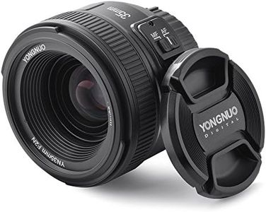 Yongnuo YN35 35mm F2.0 Wide-Angle Prime Lens Large Aperture Auto Manual Focus AF MF for Nikon DSLR Cameras + WINGONEER Flash Diffuser