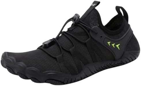 Caspian Adventure HF - Outdoor Non - Slip Barefoot Shoes, Wide Toe Box, Lightweight and Breathable Quick Dry Daily Footwear Unisex Black