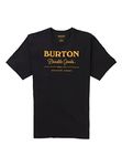 Burton Durable Goods 100% Cotton Short Sleeve T-Shirt, True Black New, X-Small