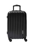 Aer De Aer New Premium Carry On Luggage Spinner - Super Light Weight, Maximum Capacity - The Carry On, Re-Imagined (Carry On, Jet Black)