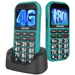 4G Big Button Mobile Phone for Elderly,USB-C Charging,1800mAh Long Standby, Easy to Use Basic Mobile Phone, SIM Free Unlocked Senior Mobile Phone With SOS Emergency Button Large Volume FM Radio