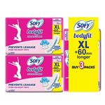 Sofy Bodyfit Sanitary Pads - XL+60mm long, Pack of 54