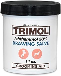 TRIMOL Ichthammol 20% Drawing Salve Grooming Aid, 14 oz, Soothing Skin Relief and Treatment of Eczema, Psoriasis