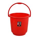 Cello Plastic Super Bucket Delux 5001, Red , 25 Litre