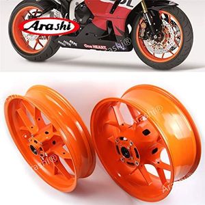 Arashi Front Rear Wheel Rims for Honda CBR1000RR 2008-2016 Motorcycle Replacement Accessories CBR 1000 RR CBR1000 1000RR 1000CC Repsol Orange 2009 2010 2011 2012 2013 2014 2015