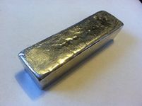 Indium Metal Ingot, 500 Grams (1.1 lb), scarce Strategic Metal