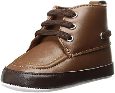 Luvable Friends Unisex Baby Crib Shoes, Brown, 12-18 Months