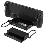 SABRENT Docking Station Compatible with Steam Deck, 7-in-1 Steam Deck Dock with M.2 SSD Slot, HDMI 2.0 4K@60Hz, Gigabit Ethernet, Dual USB-A 3.2 and Single USB 2.0 Ports with 90W USB-C Charging Port