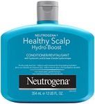 Neutrogena Moisturizing Healthy Scalp Hydro Boost Conditioner for Dry Hair and Scalp, with Hydrating Hyaluronic Acid, pH-Balanced, Paraben & Phthalate-Free, Color-Safe, 354 ml