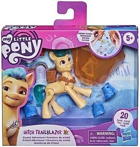 My Little Pony: A New Generation Movie Crystal Adventure Hitch Trailblazer - 3-Inch Pony Toy with Surprise Accessories, Friendship Bracelet