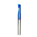 O-Flute Upcut Solid Carbide CNC End Mill，Single Flute Spiral Router Bit for Aluminum Acrylic Wood PVC Cutter 1/4 x 1 x 1/4 x 2 1/2" , Shank: 1/4 inch Ruhi UO131