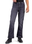 The Indian Garage Co Men's Bootcut Jeans (1023-141BTDNM-01_Black