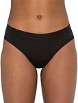 U by Kotex Thinx Period Underwear Black Bikini Size 10