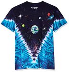 LIQUID BLUE Men's Space Top T-Shirt, Tie Dye, XX-Large