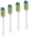 Voom Sonic - Go 1 Replacement Heads | Replacement Brushes | Advanced Bristle Technology| Soft DuPont Nylon Bristles | Oral Care, 4 Count (Pack of 1)