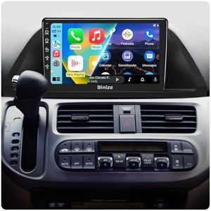 BINIZE Car Stereo Radio Compatible with Honda Odyssey 2005 2006 2007 2008 2009 2010, Wireless Carplay Android Auto Car Radio with Bluetooth, WiFi, USB, Backup Camera