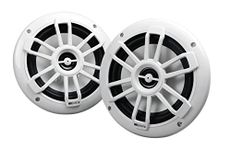 MB Quart NF1-116 Nautic Series 6.5-Inch 80-Watt Coaxial Speakers (White)