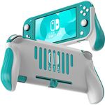 JUSPRO Grip Compatible with Nintendo Switch Lite, Ergonomic Comfort Handheld Protective Gaming Case Portable Cover Accessories for Nintendo Switch Lite