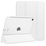 MoKo for iPad Air 6th Generation 11 Inch Case M2 2024/ iPad Air 5th Gen Case 2022/ iPad Air 4th Gen Case 2020,iPad Air 11'' Case with Translucent Hard Back Cover,iPad Air 6/5/4 Case,White