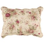 Greenland Home Antique Rose 100% Cotton Quilted Pillow Sham, Standard 20x26-inch, Multicolor