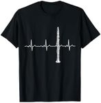 Clarinet Heartbeat Shirt - Best Funny Clarinet Player Gift T-Shirt