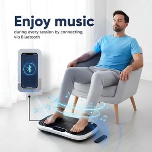 WeightWorld Vibration Plate Exercise Machine – Full Body Workout Platform
